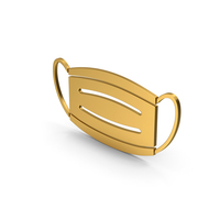 Symbol Virus Mask Gold PNG & PSD Images