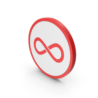 Icon Infinity Red PNG & PSD Images