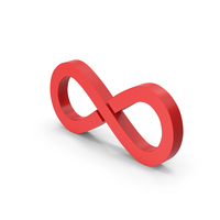 Symbol Infinity Red PNG & PSD Images