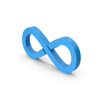 Symbol Infinity Blue PNG & PSD Images