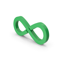 Symbol Infinity Green PNG & PSD Images