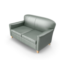 Eiffel Leather Loveseat PNG & PSD Images
