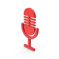 Symbol Microphone Red PNG & PSD Images