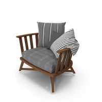 Gray Armchair by Gervasoni PNG & PSD Images