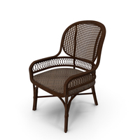 Indoor Wicker Chair PNG & PSD Images