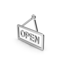 Symbol Open Silver PNG & PSD Images