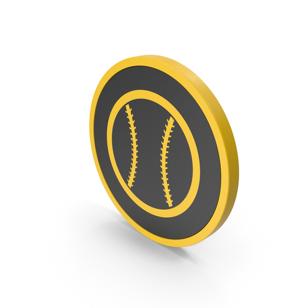 Icon Baseball Yellow PNG & PSD Images