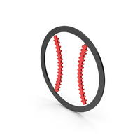 Symbol Baseball Red PNG & PSD Images