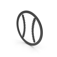 Symbol Baseball Black PNG & PSD Images