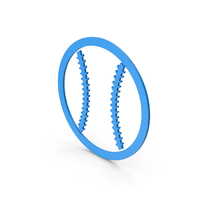 Symbol Baseball Blue PNG & PSD Images