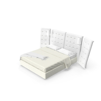 Flou Bed Anglea PNG & PSD Images