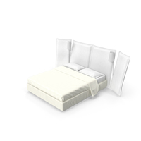 Flou Bed Angled PNG & PSD Images