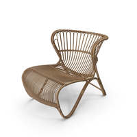 Fox Rattan Lounge Chair PNG & PSD Images