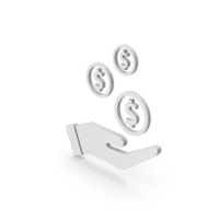 Symbol Dollar In Hand PNG & PSD Images