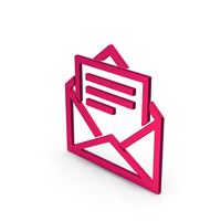 Letter With Paper Metallic PNG & PSD Images
