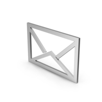 Symbol Letter Envelope Silver PNG & PSD Images