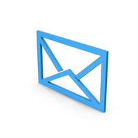 Symbol Letter Envelope Blue PNG & PSD Images