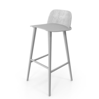 Muuto Nerd Bar Stool PNG & PSD Images