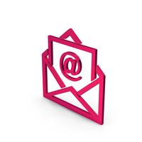 Email Envelope Metallic PNG & PSD Images