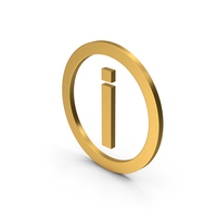 Symbol Inverted Exclamation Mark Gold PNG & PSD Images
