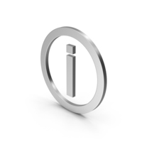 Symbol Inverted Exclamation Mark Silver PNG & PSD Images