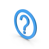 Symbol Question Mark Blue PNG & PSD Images