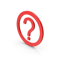 Symbol Question Mark Red PNG & PSD Images