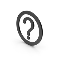 Symbol Question Mark Black PNG & PSD Images