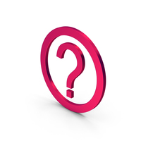 Symbol Question Mark Metallic PNG & PSD Images