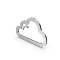 Symbol Cloud Silver PNG & PSD Images