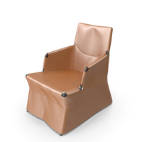 Palomba Serafini Cuir Lounge Chair PNG & PSD Images