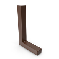 Letter L Brown PNG & PSD Images