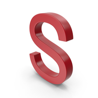 Letter S Red PNG & PSD Images