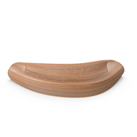 Matthias Pliessnig Wooden Sculptural Seat PNG & PSD Images