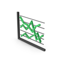 Symbol Graph Chart Green PNG & PSD Images