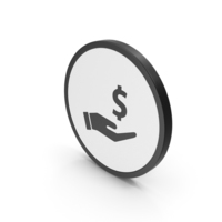 Icon Dollar In Hand PNG & PSD Images