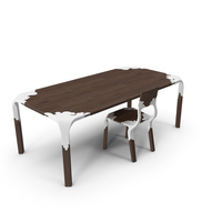 Plastic Nature Table And Chair PNG & PSD Images