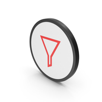 Icon Funnel Red PNG & PSD Images