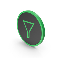 Icon Funnel Green PNG & PSD Images