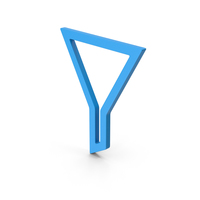 Symbol Funnel Blue PNG & PSD Images
