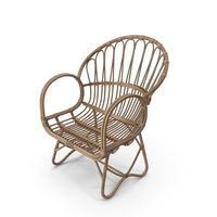 Rattan Lounge Chair PNG & PSD Images