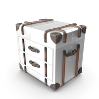 Richards Trunk 2 Drawer Cube Metal PNG & PSD Images