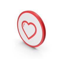 Icon Heart Red PNG & PSD Images