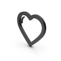 Symbol Heart Black PNG & PSD Images
