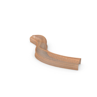 Steam Bent Wooden Sculptural Seats PNG & PSD Images