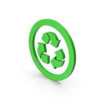 Symbol Recycle Logo Green PNG & PSD Images