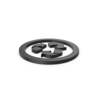 Black Recycle Logo PNG & PSD Images