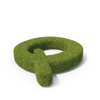 Grass Capital Letter Q PNG & PSD Images