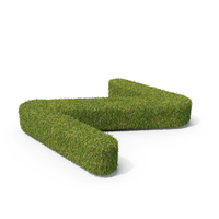 Grass Capital Top View Letter Z PNG & PSD Images