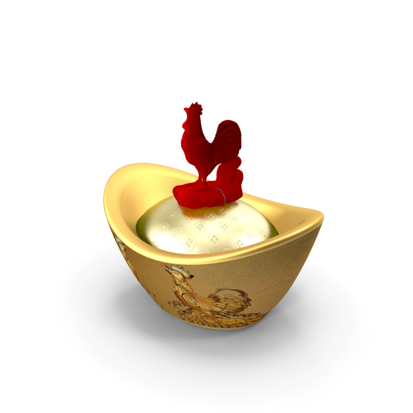 Chinese Gold Ingot PNG & PSD Images
